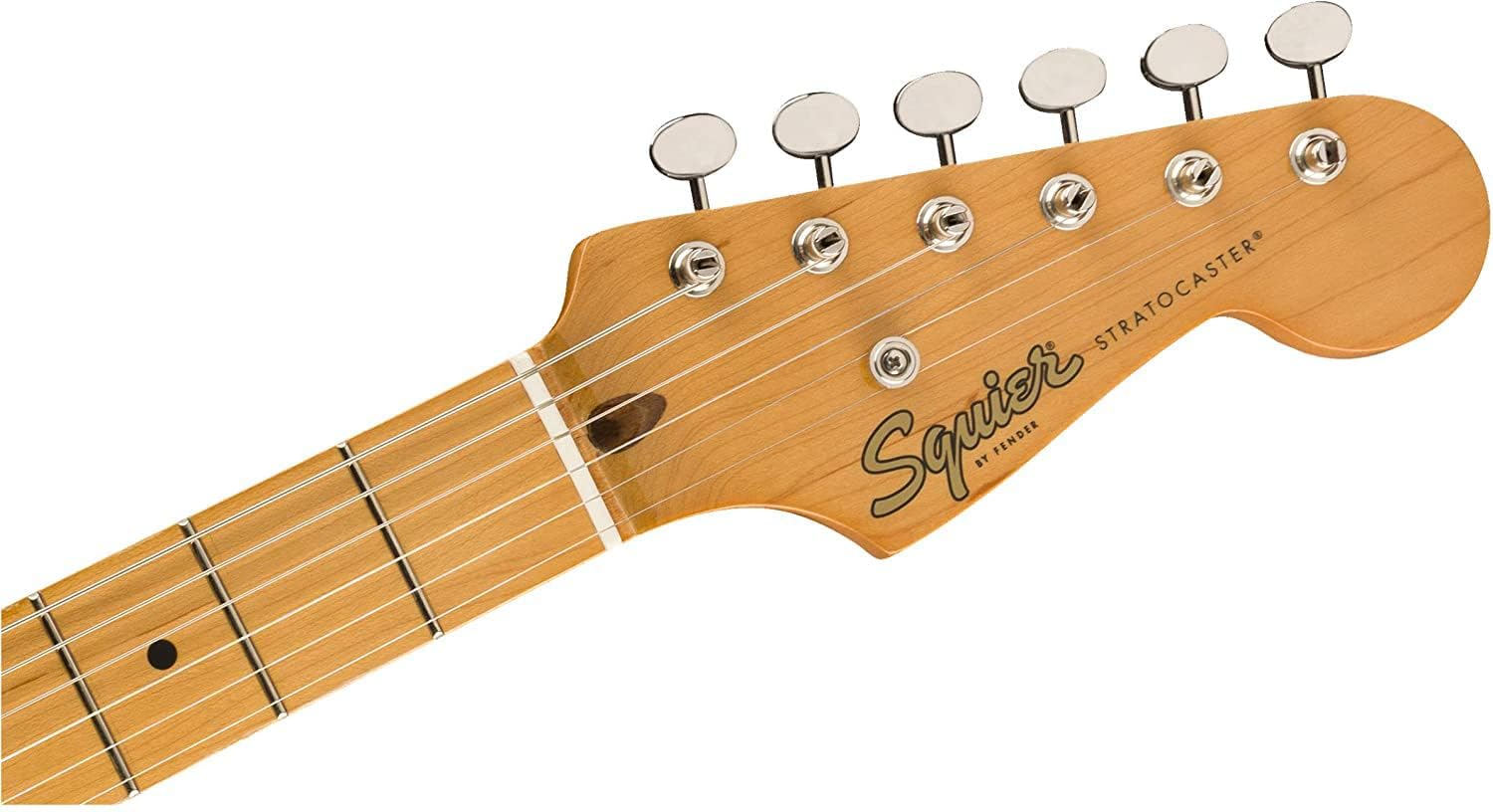 Fender Squier Classic Vibe '50s Stratocaster - 2-Color Sunburst Bundle with Gig Bag, Instrument Cable, Tuner, Strap, Strings, Picks, and Austin Bazaar Instructional DVD