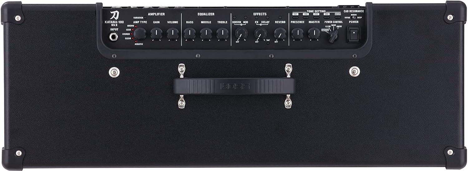 Boss Katana-100/212 Gen 3 100-Watt 2x12-Inch Guitar Combo Amplifier Bundle with Gearlux Instrument Cable and Picks