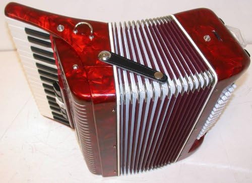 Hohner Accordions Hohnica 1305-RED 34-Key Entry-Level Piano Accordion (Red)