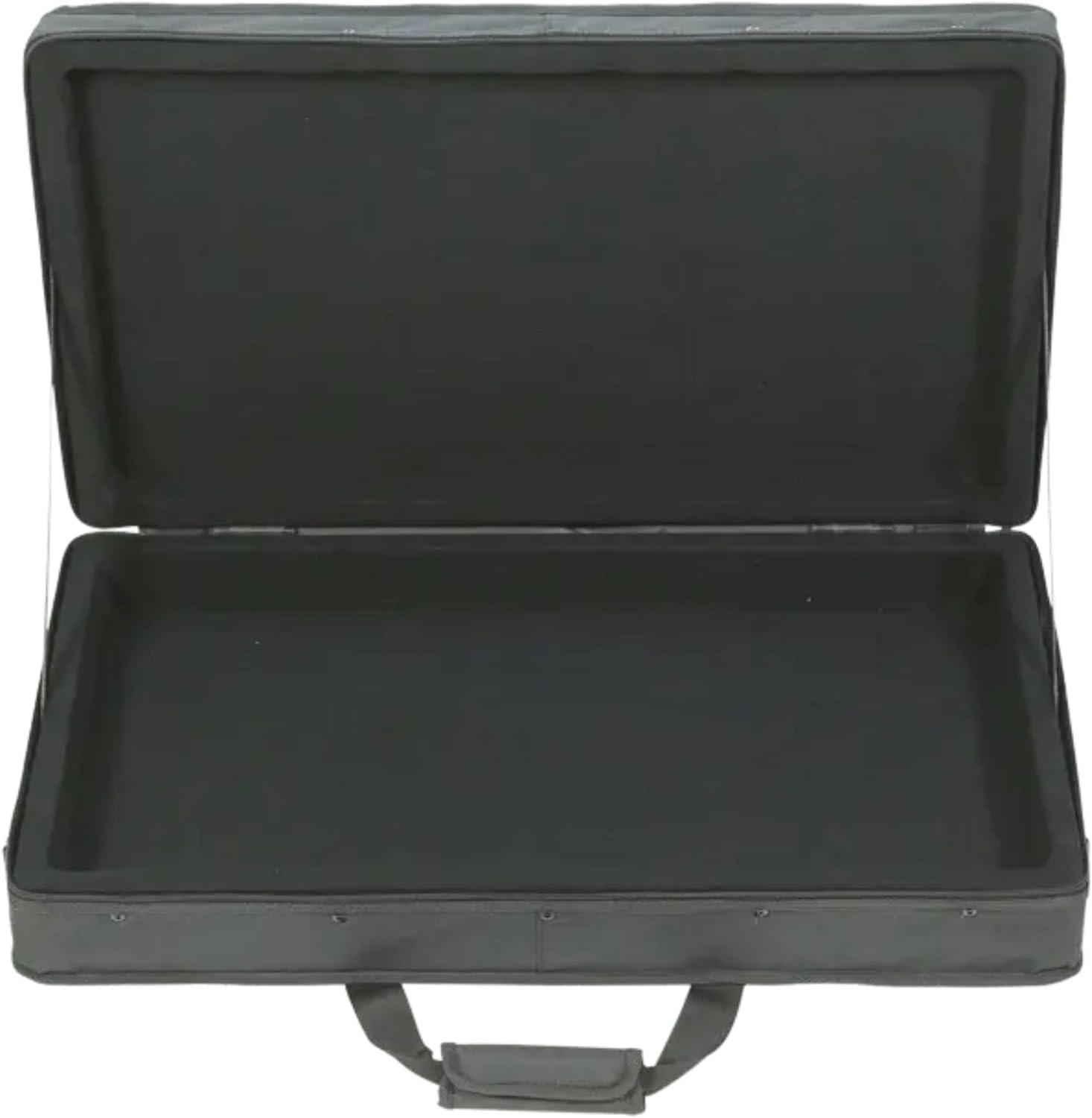 SKB 27”x14” Controller Soft Case - Padded Bag w/ Rigid Foam Frame, Shoulder Strap and Double Zippers for DJ Controllers & Small MIDI Keyboards, Black