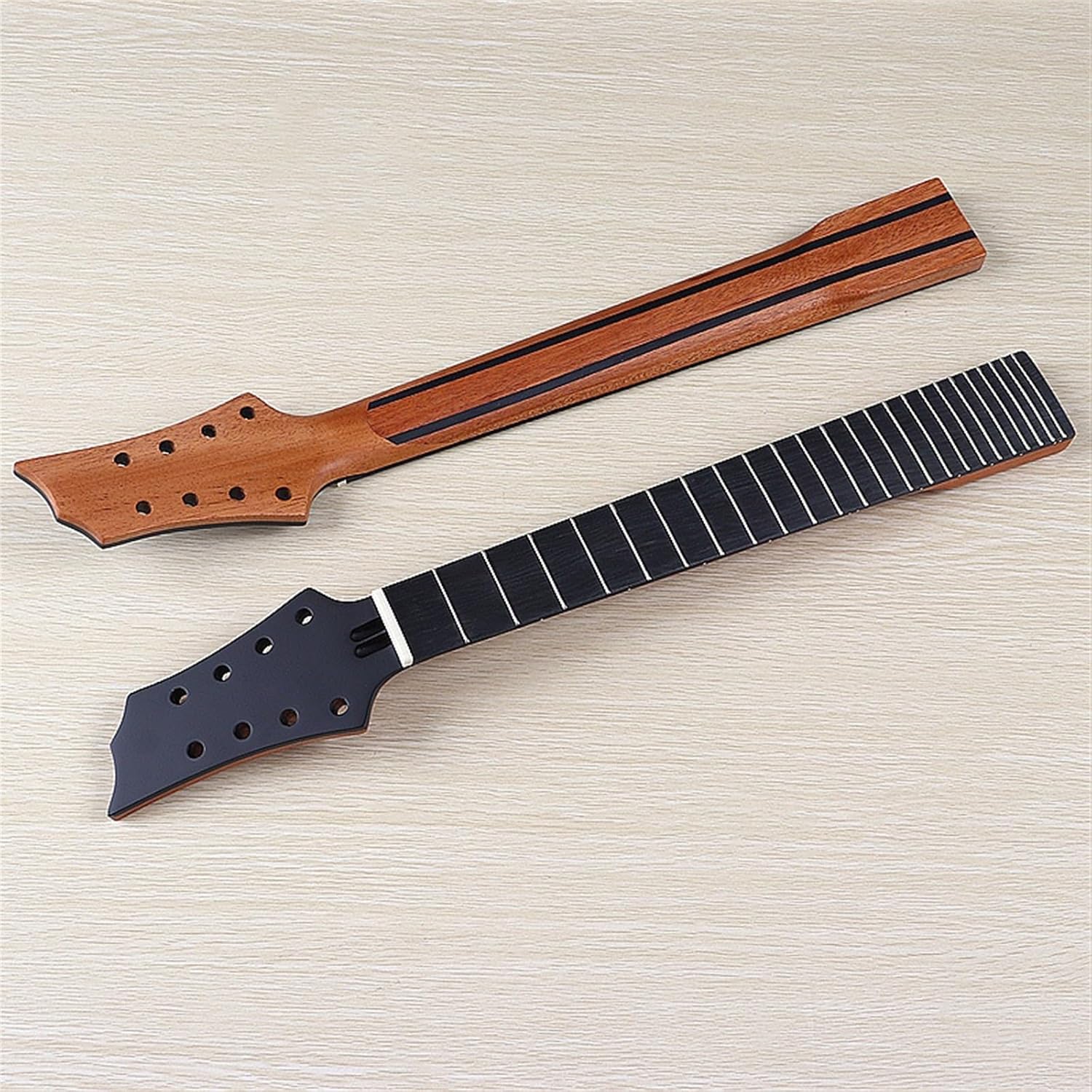 Replacement Guitar Neck 8-string Neck 8-string Electric Guitar Neck Matte Double Adjustment Maple Neck Modification DIY Guitar Accessories