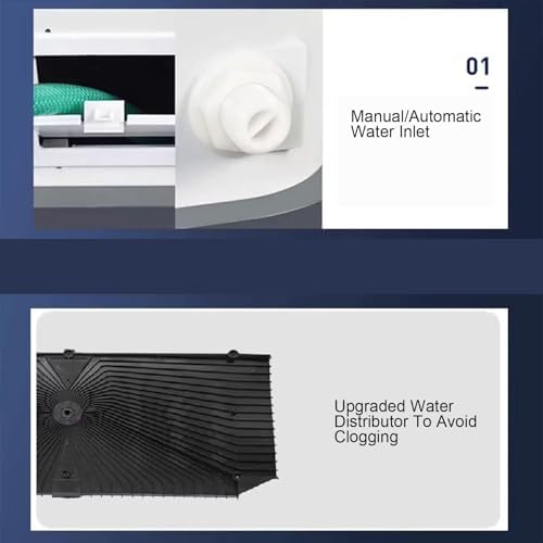 Portable Evaporative Cooler, Swamp Cooler with 3 Speeds, Extra Large Water Tank, Quiet Air Conditioner for Office, Room, and Outdoor Use