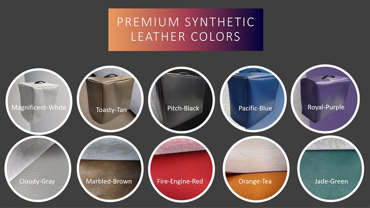 DCFY Guitar Amplifier Cover for DVMark Neoclassic 212 Amp | Premium Waterproof Cordura or Synthetic Leather Fabric | Customize Color, Padding & Pocket Options | U.S. Made