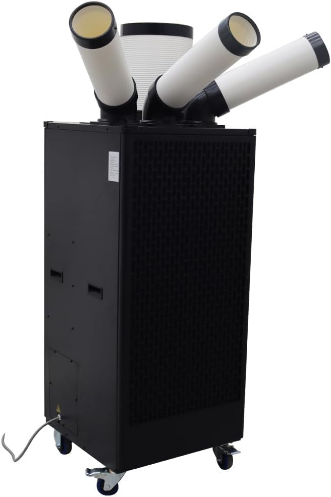 220V Commercial Industrial Air Conditioner Portable Industrial Spot Cooler 2500W Mobile Air Conditioner 1000-1100m³/h 22500BTU