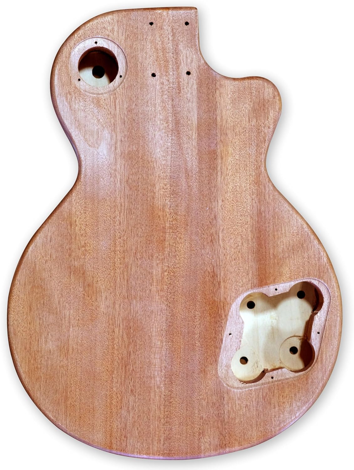 BexGears DIY Left-handed Electric Guitar Kits Okoume wood Body curved top with mahogany veneer cover maple neck & composite ebony fingerboard