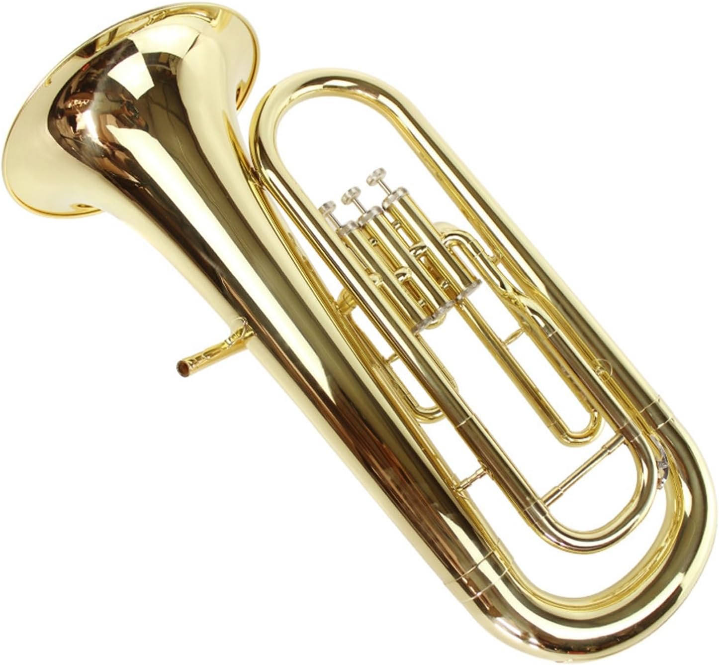 Euphonium in B flat three key instrument suitable for professional performance