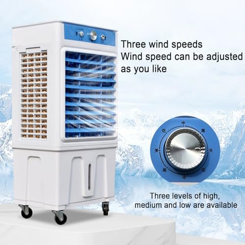 Portable Air Conditioners, Swamp Cooling Fan, 2 Modes, 3 Speeds, Fans That Blow Cold Air for Room, Bedroom, Indoor, Office(Medium)