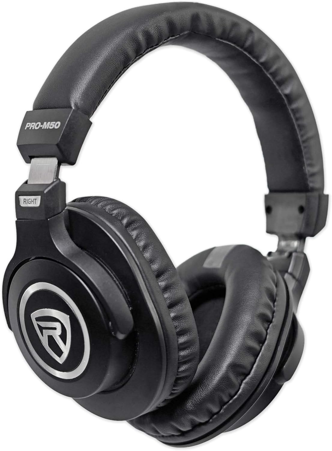 Rockville Guitar Bundle: G-AMP 10 Watt Guitar Amplifier with Bluetooth, Clean/Distortion Channels with PRO-M50 Studio Headphones Detachable Cable, Case, Extra Pads, 2-Items