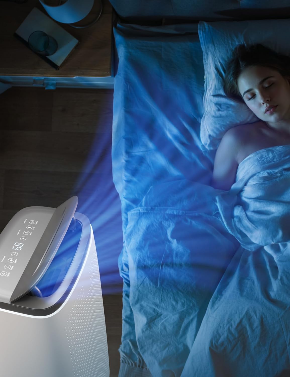 14,000 BTUs Portable Air Conditioners, 3 in-1 Portable AC Unit for Bedroom Up to 750 Sq. Ft, Stand Up Room Air Conditioner with Dehumidifier Fan Remote Control, Sleep Mode, 24Hrs Timer