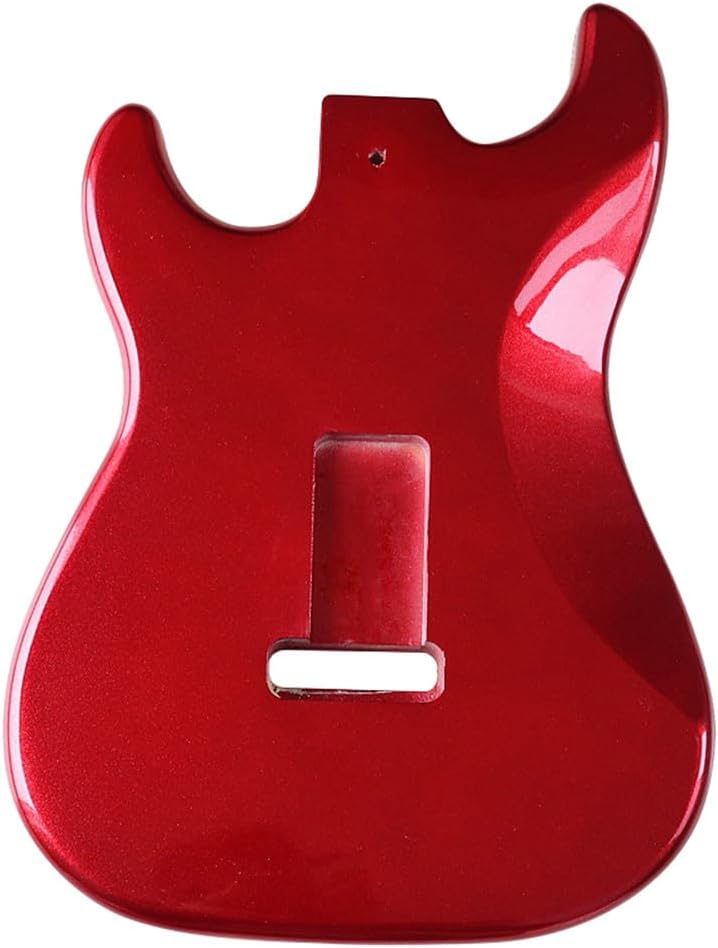 Electric Guitar Body for Fender ST Strat Guitar Accessory DIY Poplar Red HSH Guitar Body