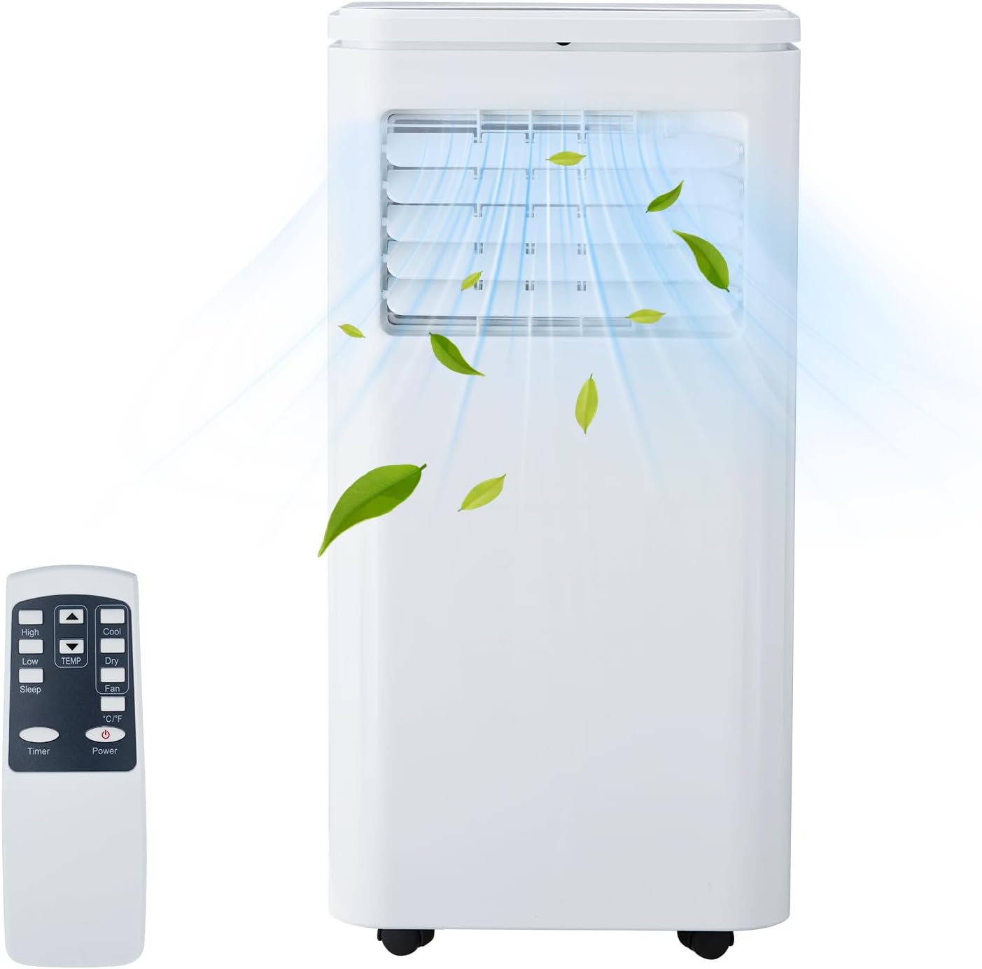 Garvee 10000BTU Portable Air Conditioner 3 in 1 AC Cooling, Dehumidifier, Fan, w/LCD Display, Remote Control, Cooling Up to 450 sq.ft, for Bedroom, Office