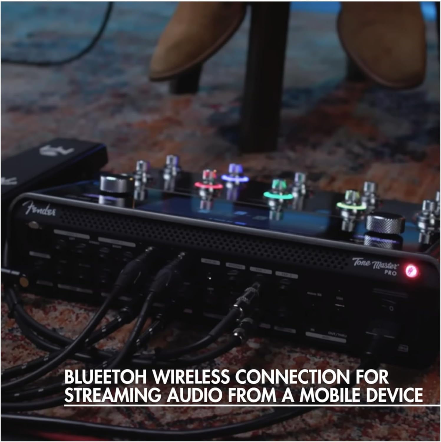 Fender Tone Master Pro Guitar Workstation with Fender Carry Bag - Built for the Stage with Extensive I/O Options and Seamless Preset Transitions