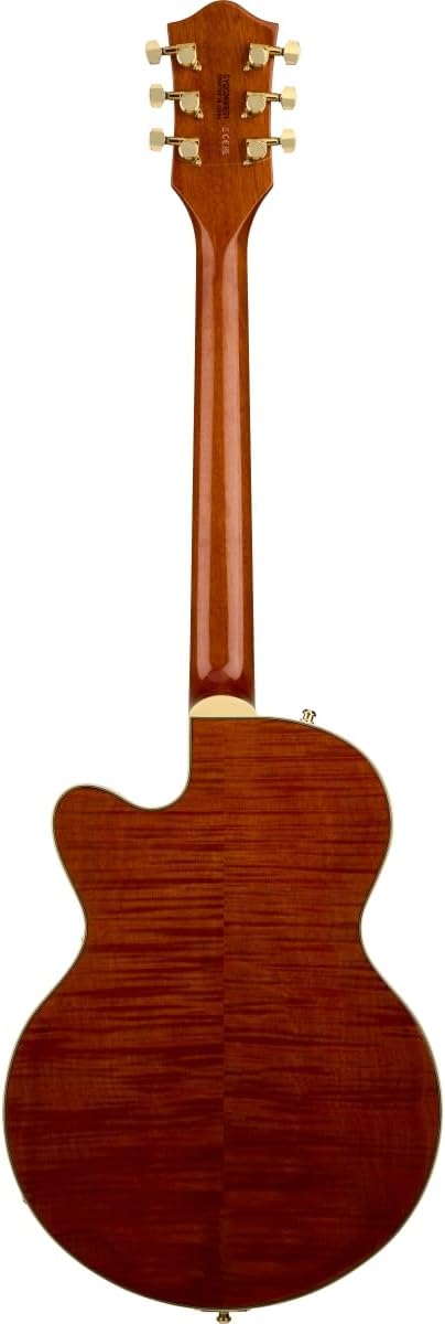 Gretsch LTD Broadkaster Jr. Semi-hollowbody Electric Guitar - Roundup Orange Stain