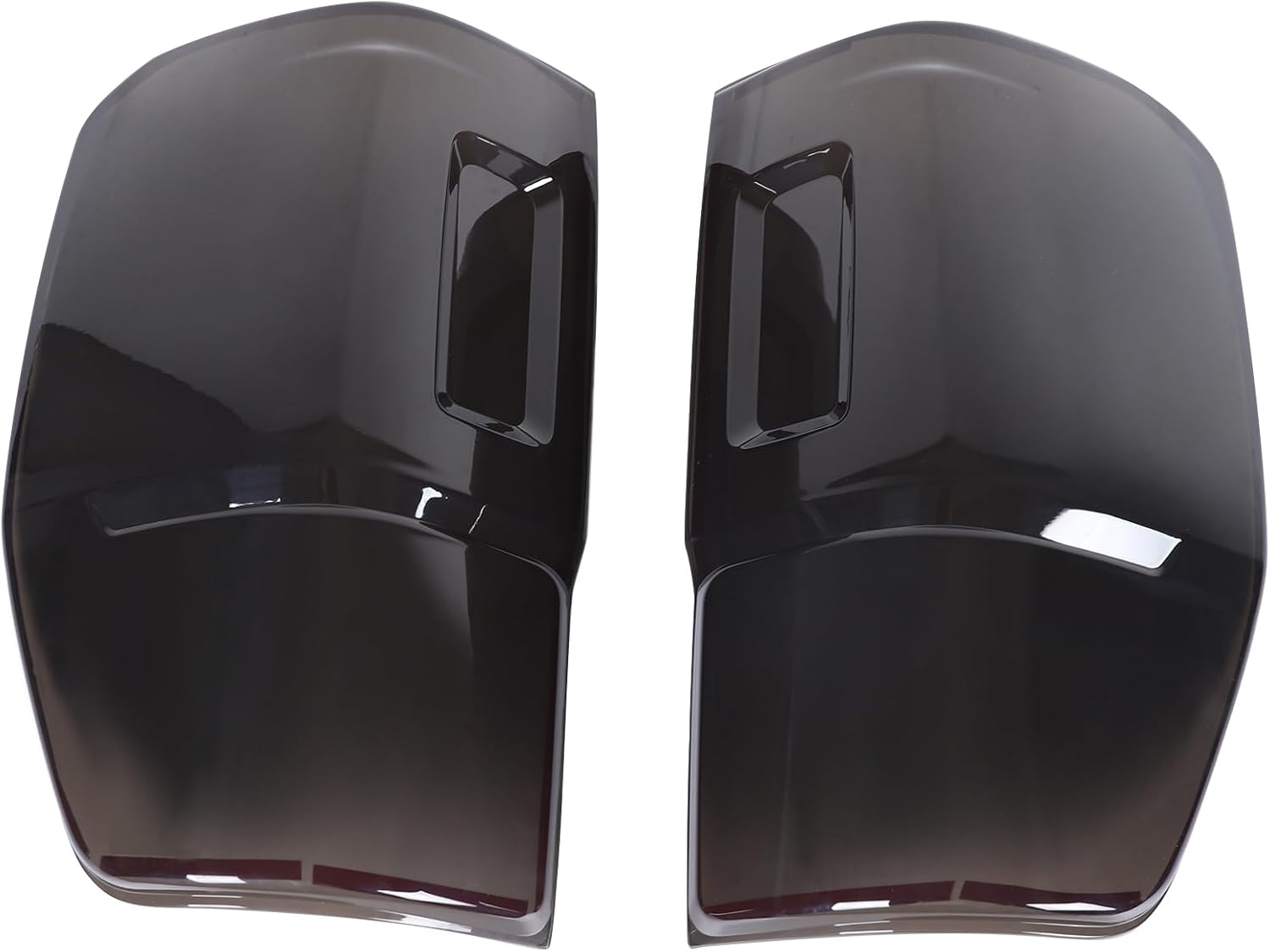 Aunginsy Tail Light Lamp Cover Trim Compatible with Ford Ranger 2015-2022 Rear Taillight Lamp Cover Shell Shade Smoked Black Frame Bezels Cover Rear Headlight Protector Cover ABS Exterior Accessories