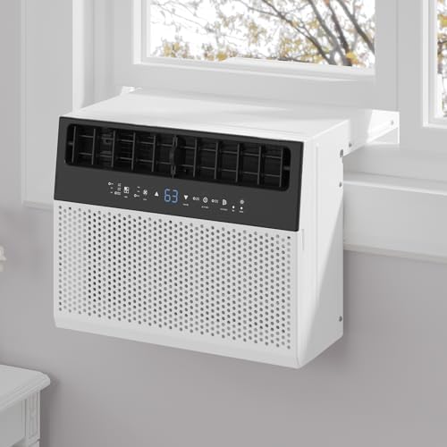 6000 BTU Window Air Conditioner U-Shaped, Window Ac Air Units U Shaped Cools Up to 250 Sq. Ft., Open Window Flexibility, 6 Modes, Sleep Mode, Ultra Quiet, Energy Efficient, Window AC for Home
