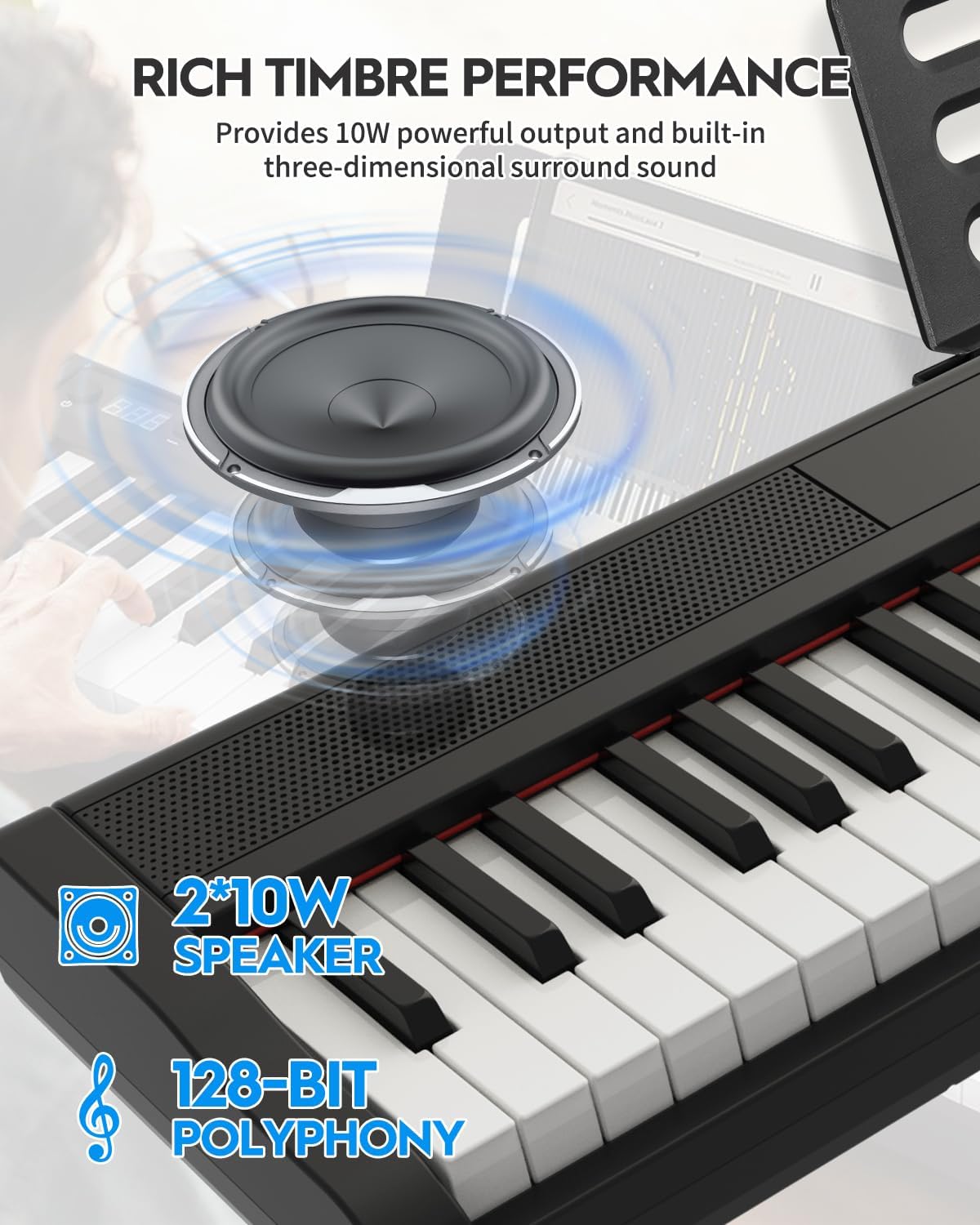 STRICH 88 Key Digital Piano & Piano Bench