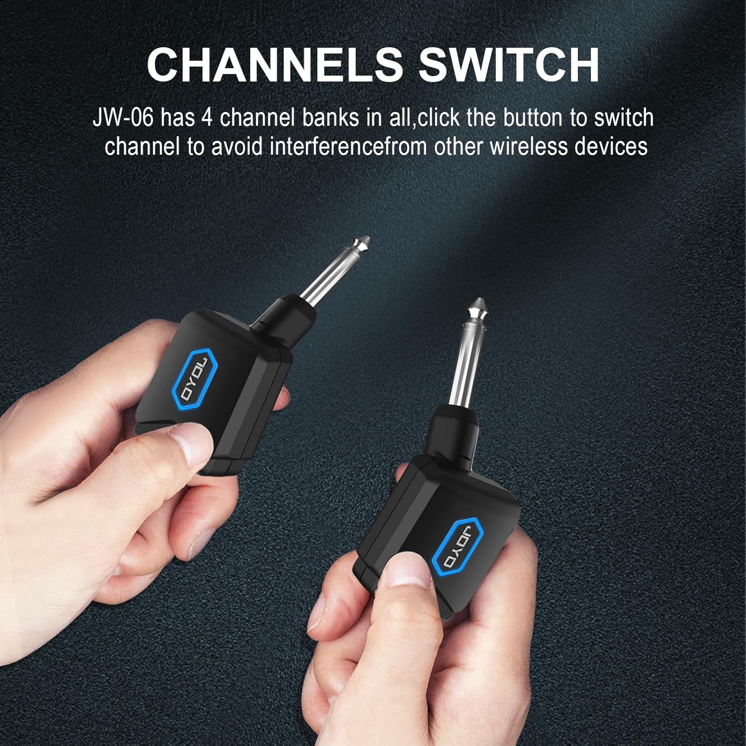5.8Ghz Wireless Guitar Transmitter Receiver Guitar System (JW-06) and Bass Headphone Amp