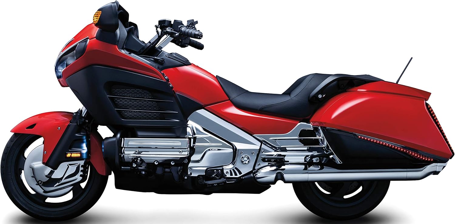 Kuryakyn 7366 Motorcycle Accent Accessory: Louvered Transmission Cover for 2001-17 Honda Gold Wing GL1800 & F6B Motorcycles, Chrome, 1 Pair