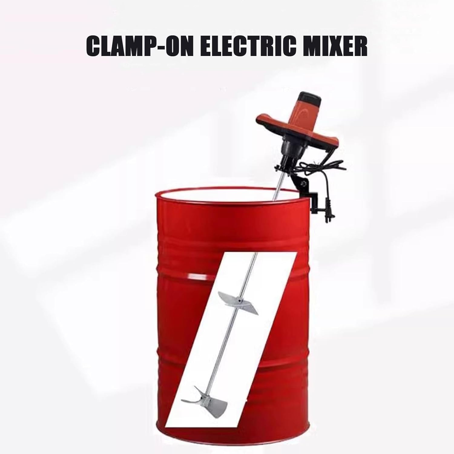 3280W Pneumatic Paint Mixer Electric Pneumatic Agitator, Tank Barrel Clip Paint Stirrer, Air Agitator Paint Mix Tool, Coatings Mixing Machine for Paints