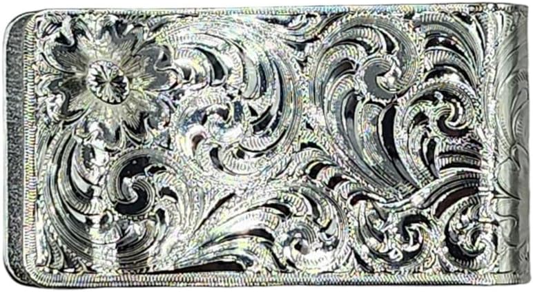 Montana Silversmiths Money Clip Engraved Letter J - Accessories Other