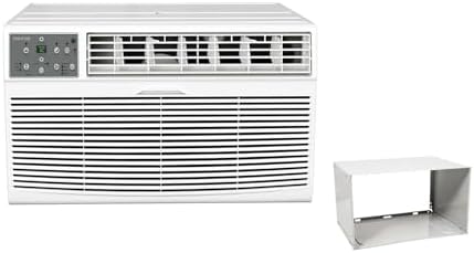 DRTHC081XNA1SLV 8,000 BTU 115V Through the Wall Air Conditioner with 4200 BTU Supplemental Heating and Wall Sleeve - White