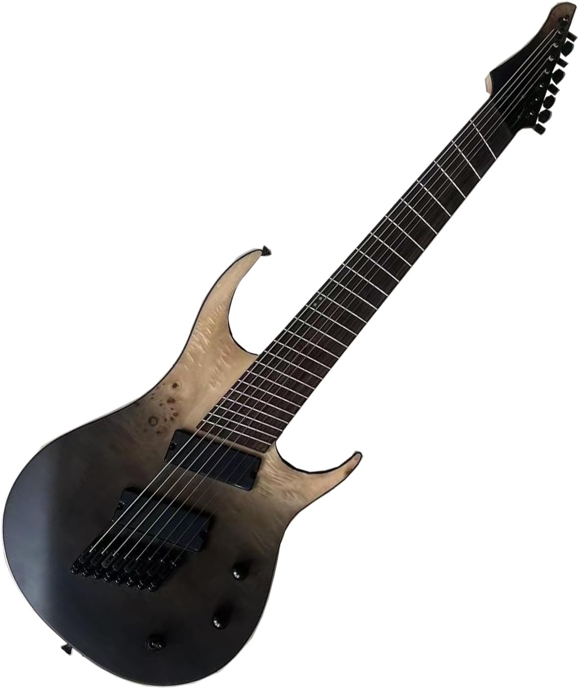 CoByda HandMade Generation Pro - 8-string Electric Guitar, Fading Tide Grey, Right-handed Guitar with Stainless Steel Fret