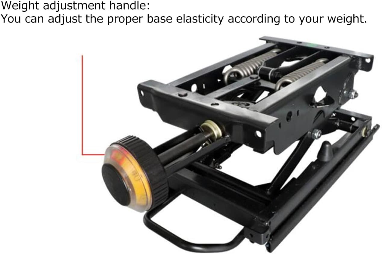 Keenso 1Pcs Sturdy and Universal Seat Damping Base Mechanical Suspension Base with Front Handle for RV Truck Boat Other Auto & Motorcycle Parts and Accessories