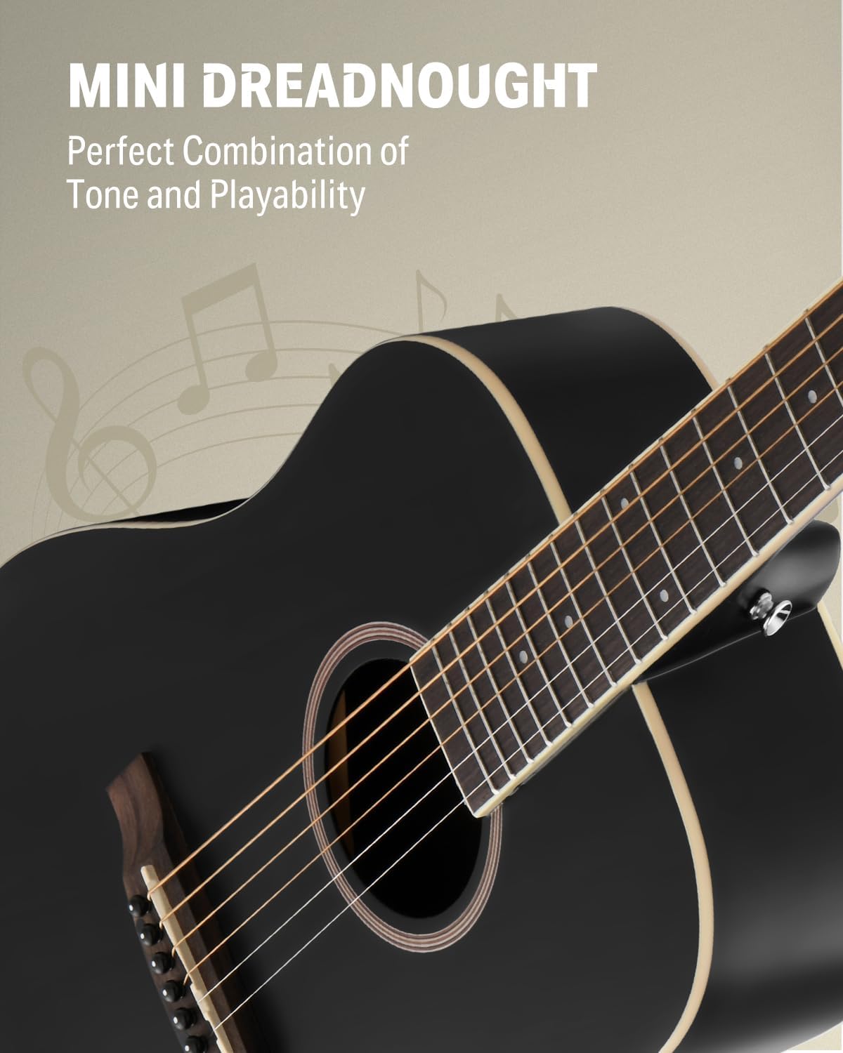 Donner Acoustic Guitar for Beginner-Guitar Bridge Pins