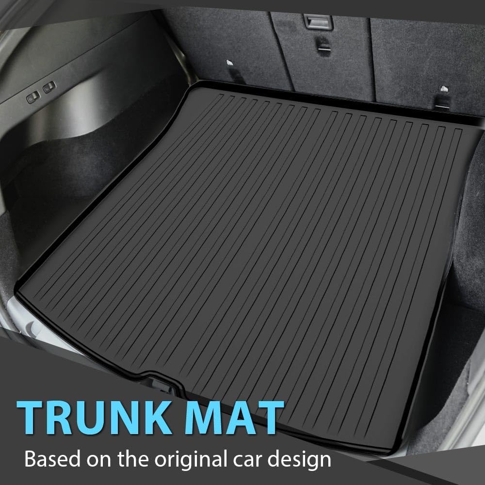 Floor Mats Fit Kia Telluride 2020-2025, Only Fit with 2nd Row Bucket Seat 4PCS Truck Mats TPE All Weather Protection Accessories