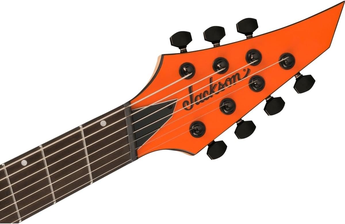Jackson Pro Plus Series DK Modern HT7 MS 7-string Electric Guitar - Satin Orange Crush