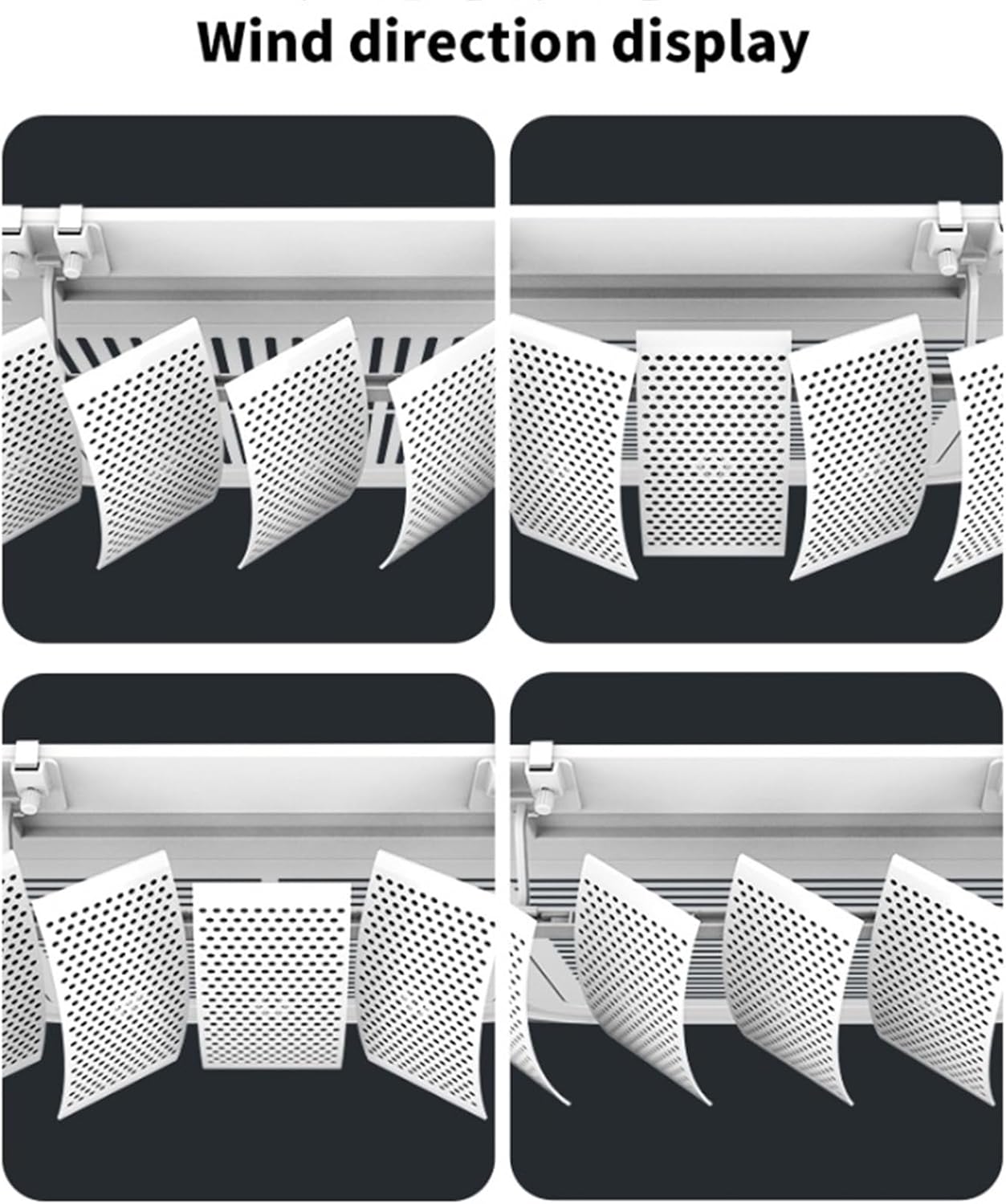 Air conditioning deflector 1PCS Ceiling Air Conditioner Deflector Vent Deflector for Home Office, Air Conditioning Baffle Central Air Conditioner'S Register Grille