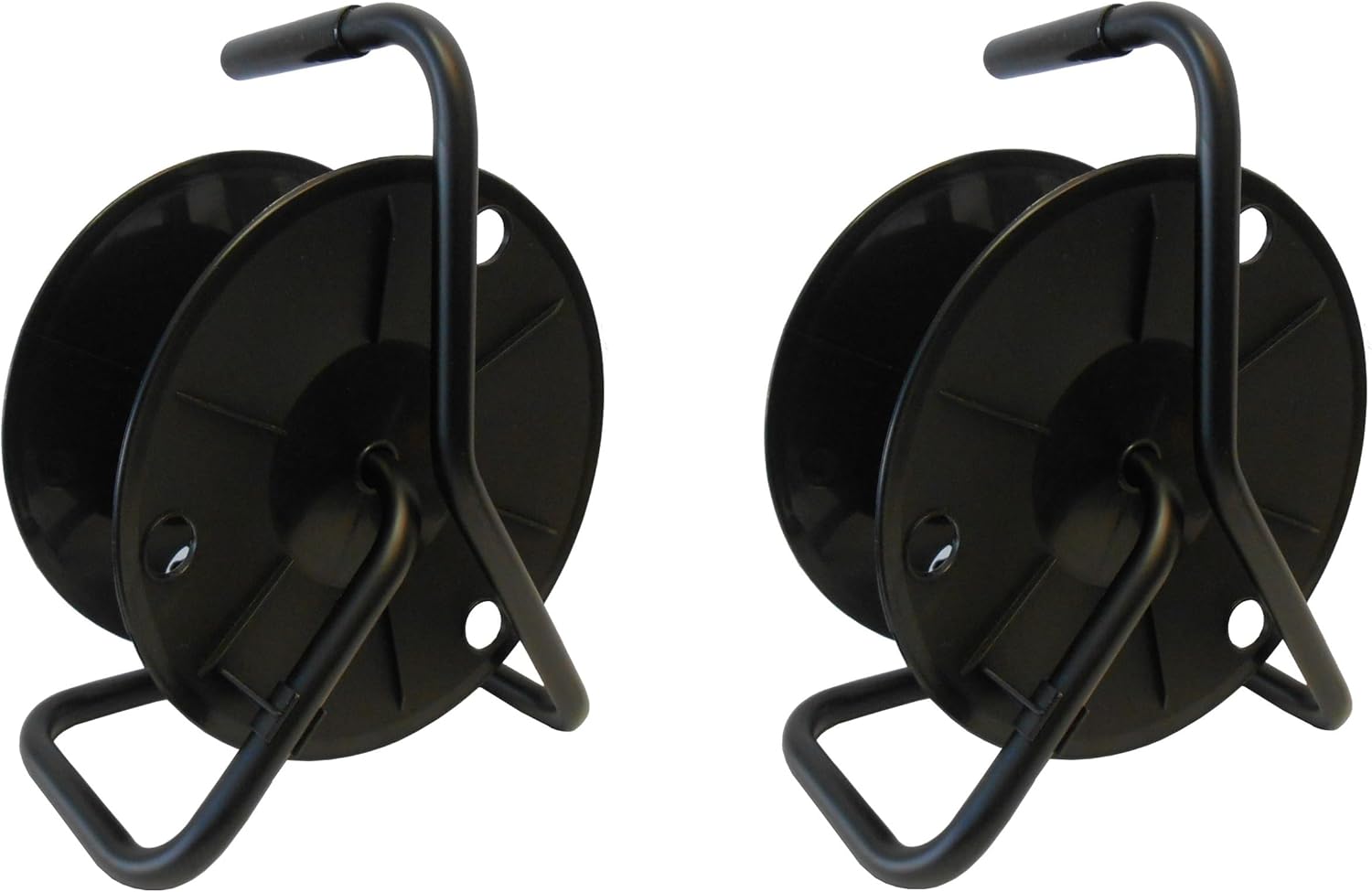 Audio2000'S ADC2716B2 Two-Pack Portable Cable Reels/Cord Reels, Each with a Reel Lock/Stopper, Capacity of Each Reel: 330 feet of 6mm Cable/Cord (2 Pieces)