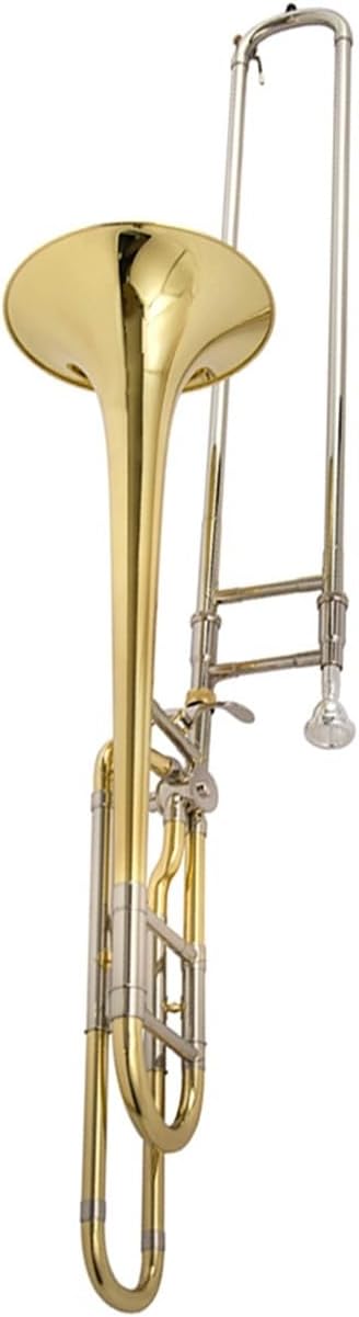 Adult Trombone Instrument Tenor Trombone Instrument B Flat To F Key Professional White Copper Material
