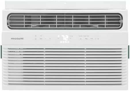 Frigidaire 8,000 BTU Smart Window Air Conditioner with Wi-Fi, Cools Up to 350 Sq. Ft., Remote Control, Quiet Operation, Eco Mode, 3 Fan Speeds, White