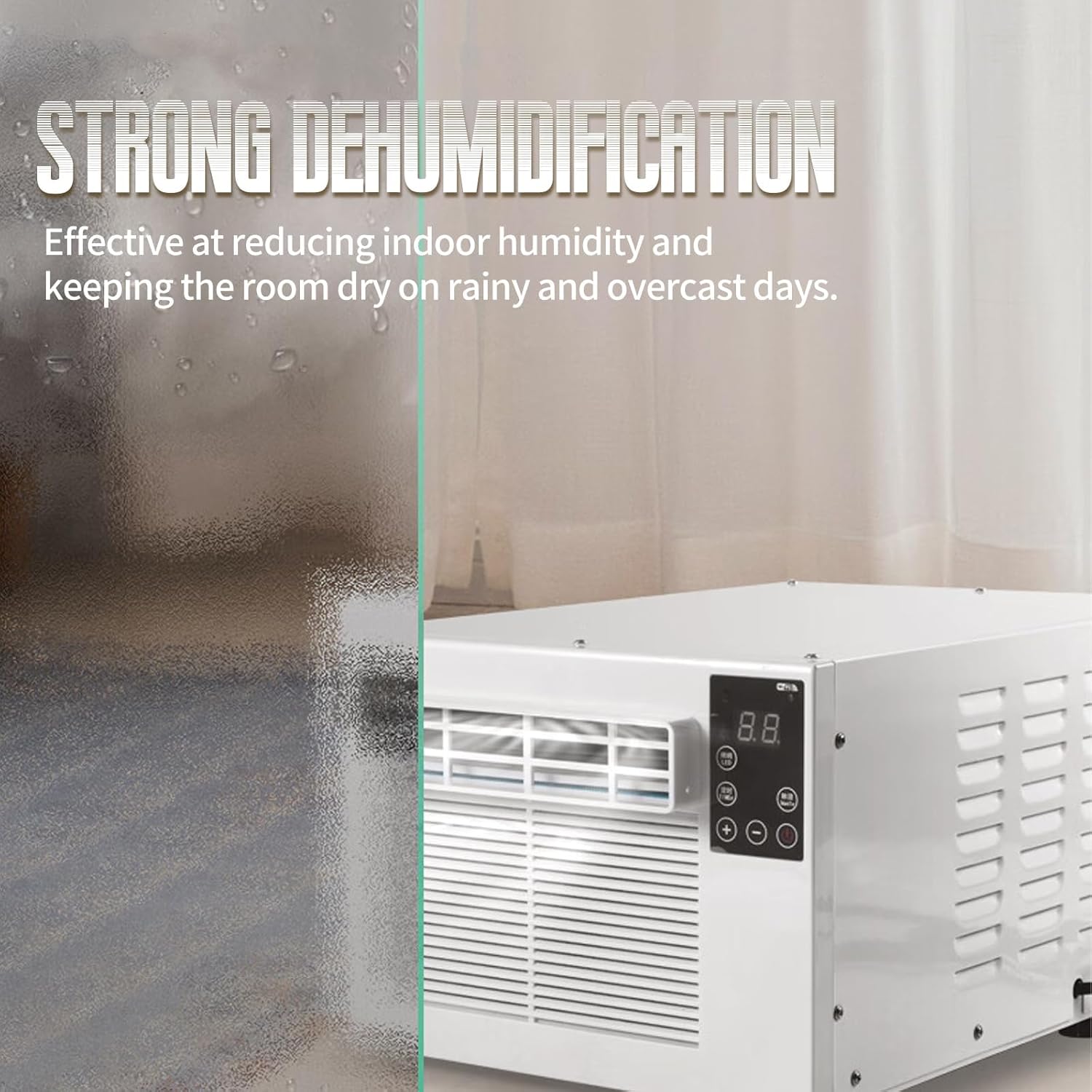 Compact Mini Air Conditioner,Fast Cooling,Conditioners Dehumidifier,Without Outdoor Unit,for Camping