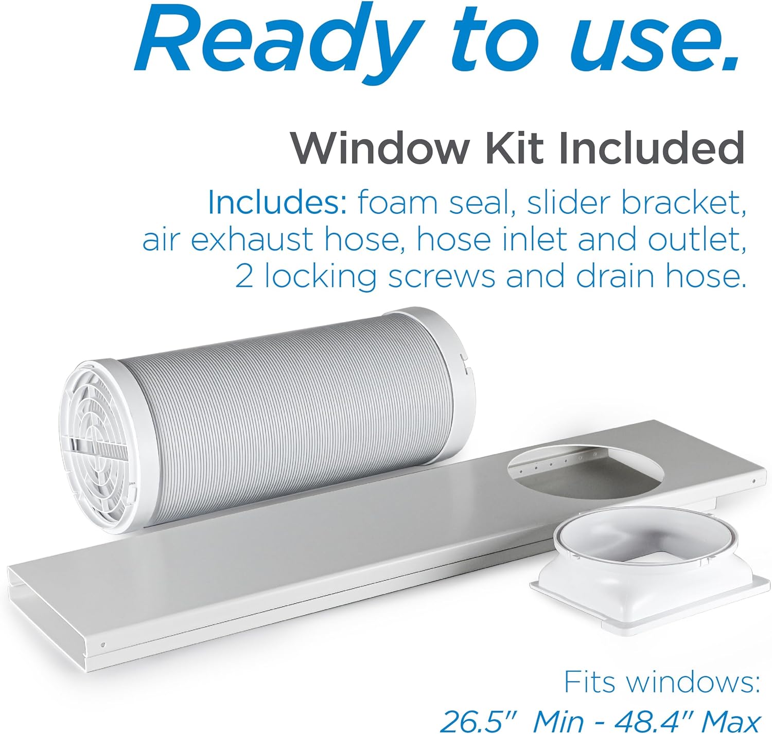 BLACK+DECKER Smart Portable Air Conditioner with Heat, 12,000 BTU (8,000 BTU SACC) Cooling, 9,000 BTU Heating for Rooms up to 550 Sq. Ft., Follow Me Remote, BPACT12HWT, White