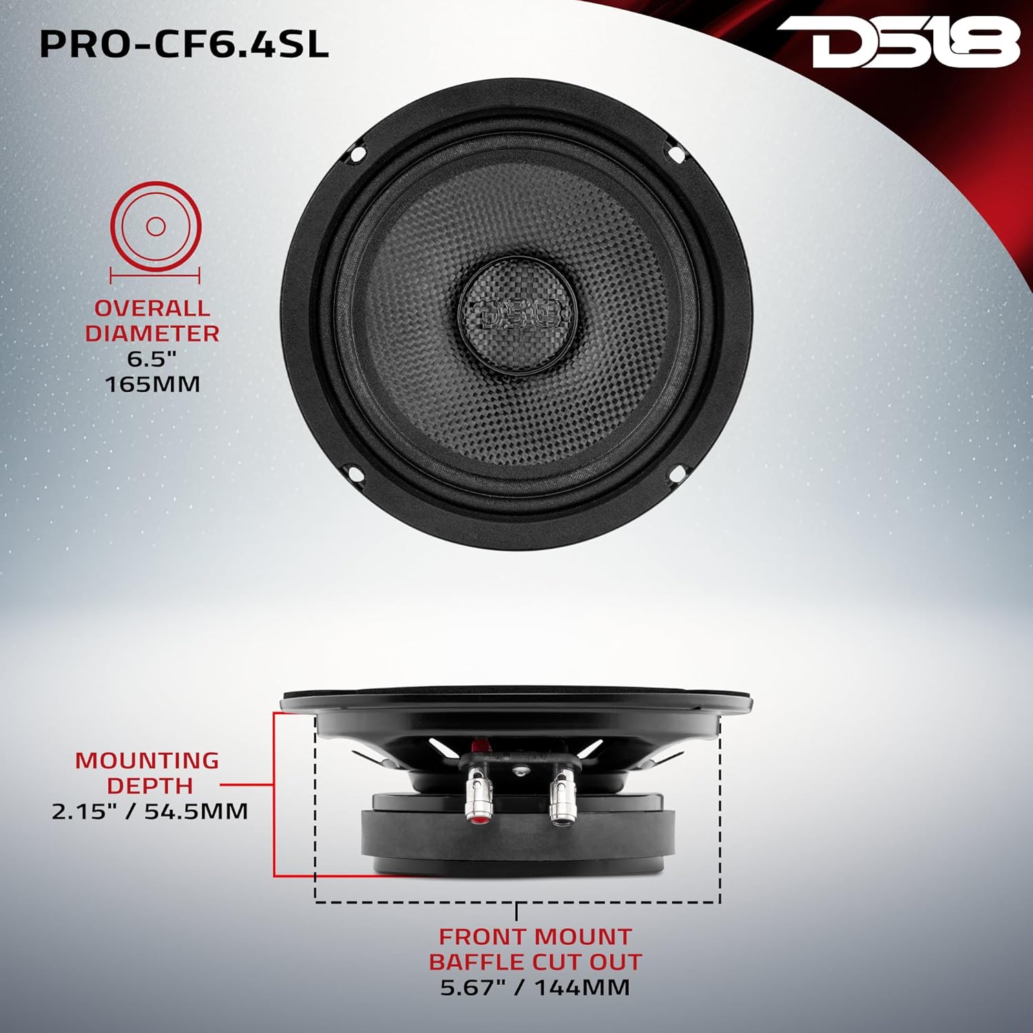 DS18 PRO-CF6.4SL 6.5