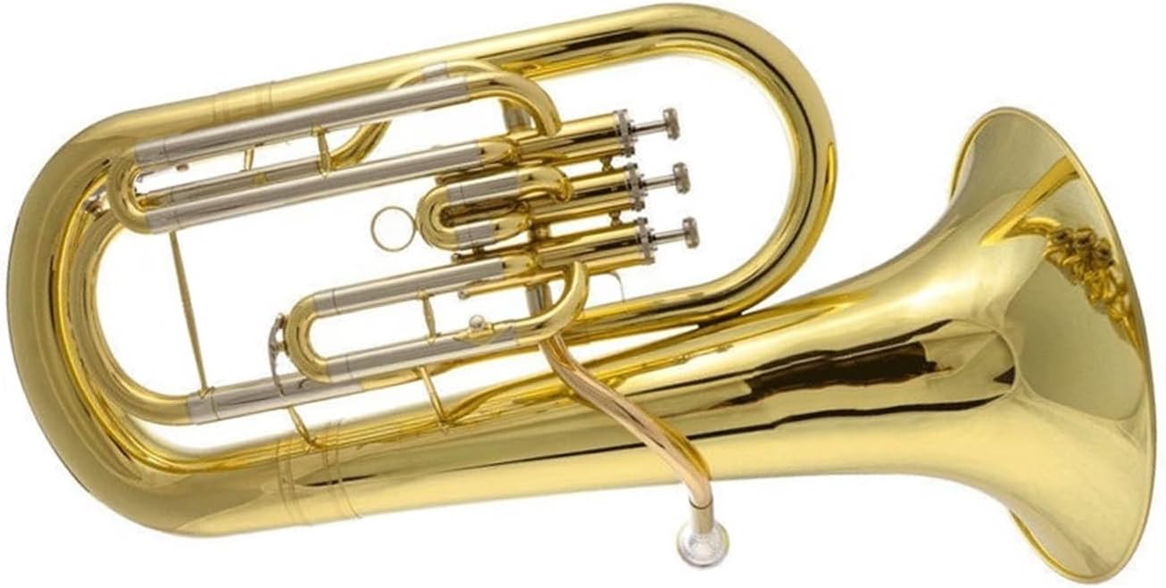 Euphonium B Flat Key Three Professional Brass Instrument Gold Euphonium All-brass Instrument