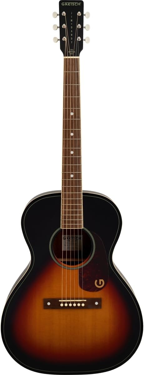 Gretsch Limited-edition Jim Dandy Concert Solid Top Acoustic Guitar - Heritage Burst