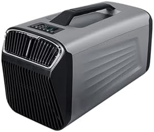 Portable Air Conditioners for Camping Outdoor Use Drainage Free Cooling 2 Speeds Timed Shutoff Auto Oscillation Air Cooler with Remote Control for Indoor Room and Tent(Silver)