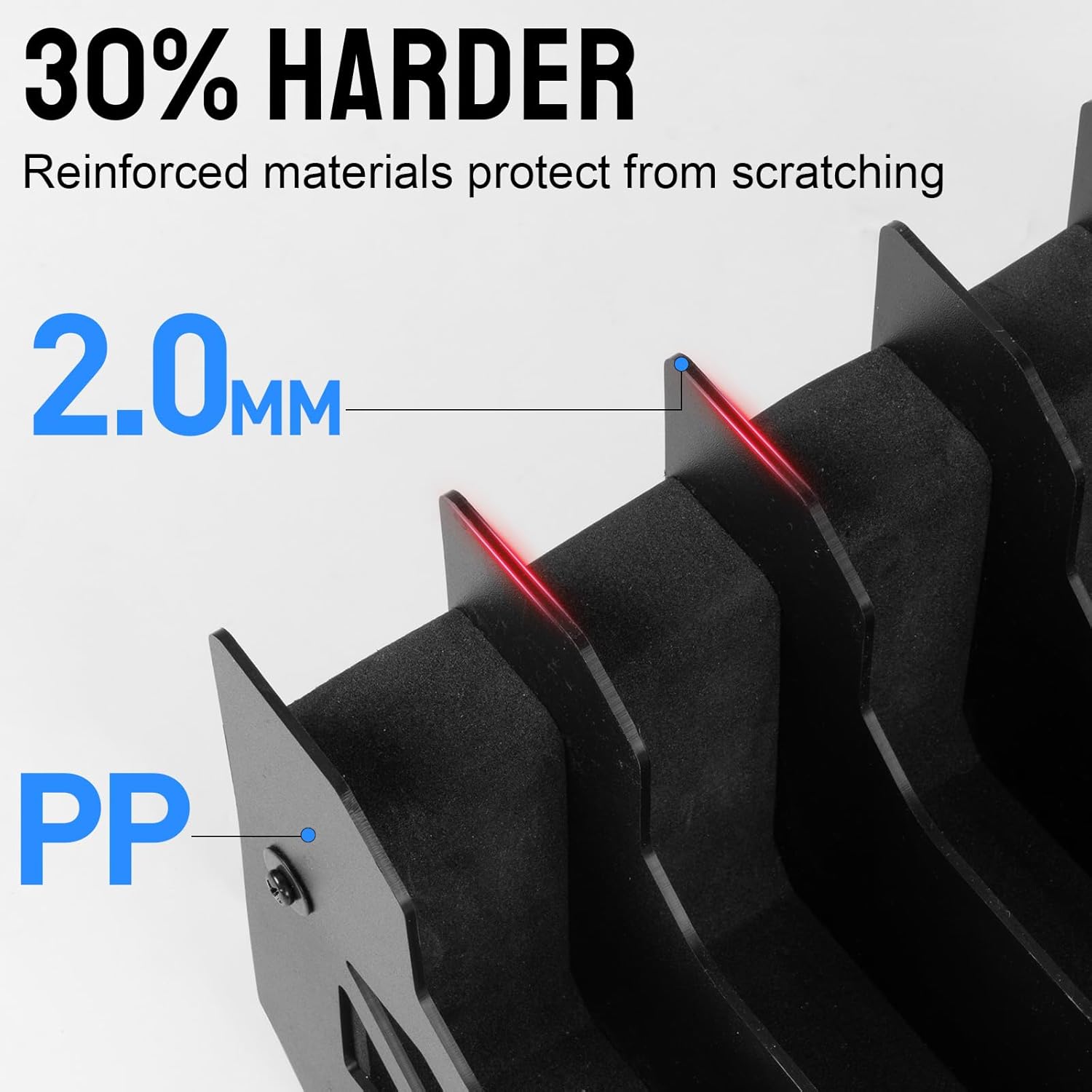 Soft Foam Pistol Rack for Gun Safe, Gun Cabinet, Durable Handgun Stand Organizer Accessories with Gun Slots, Compatible with Size Firearm, Revolver Pistols Holder