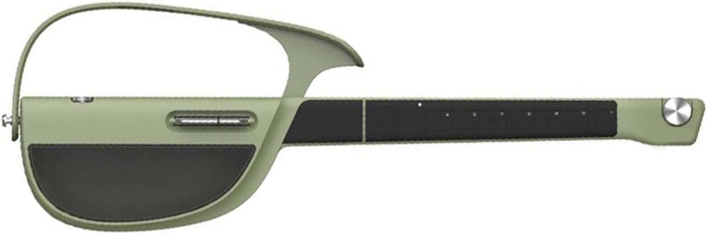 Zunate Smart Stringless Electric Guitar - Avid Fans of Music, Automatic Playing Chord Accompaniment (One Man, One Band), E Guitar with Earphone Jack, Easy for Beginners (Green)