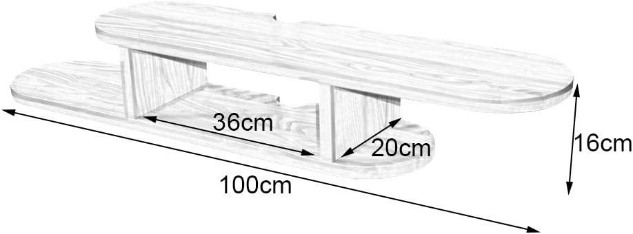 Mounted Floating Shelves Wall Mounted Shelf, Wall Mounted Floating Shelf Walnut Wood 100cm for Media Console and Components