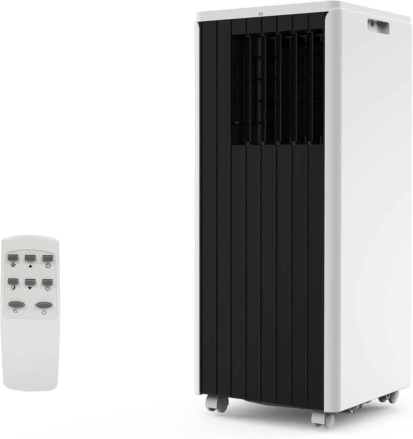 GAOMON 8000 BTUs Portable Air Conditioner with Remote Control, Quiet Portable Cooling AC Up to 350 Sq.Ft. with Fan & Dehumidifier, Sleep Modes, 3-in-1 AC Unit with 24H Timer, Black