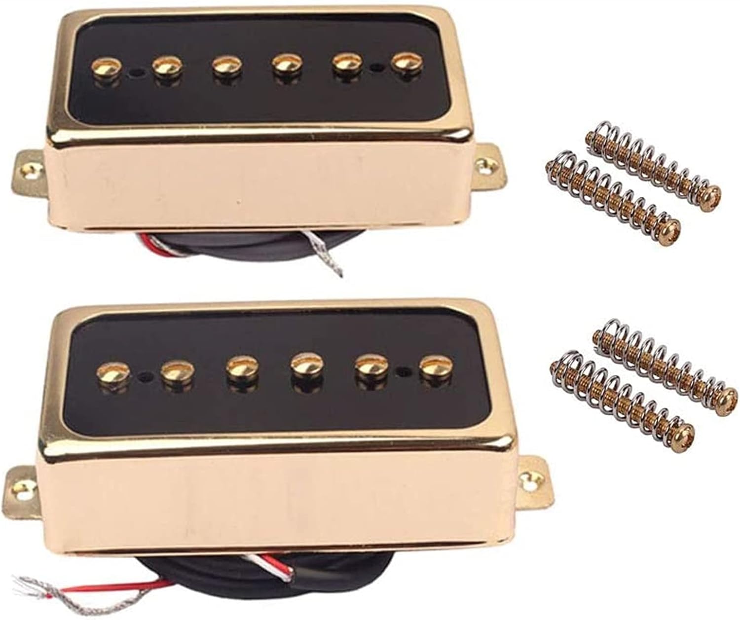 Electric Guitar Pickups P90 Single Coil Bridge &Neck Pickups Set Humbucker Pickups Set for Electric Guitar Parts Guitar Pickup Set