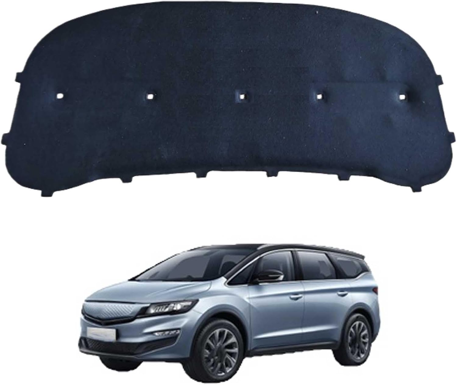Car Front Hood Engine Sound Pad for VW touran 2008-2010 OE:1T0863831D, Heat Insulation Cotton Mat Cover Soundproof Car Accessories
