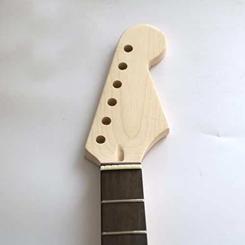 Unfinished Guitar Kit Electric Guitar Materials Maple Solid Wood Leather Basswood Body Hard Maple Neck Electric Guitar Material Combination Handmade ​Guitar Body