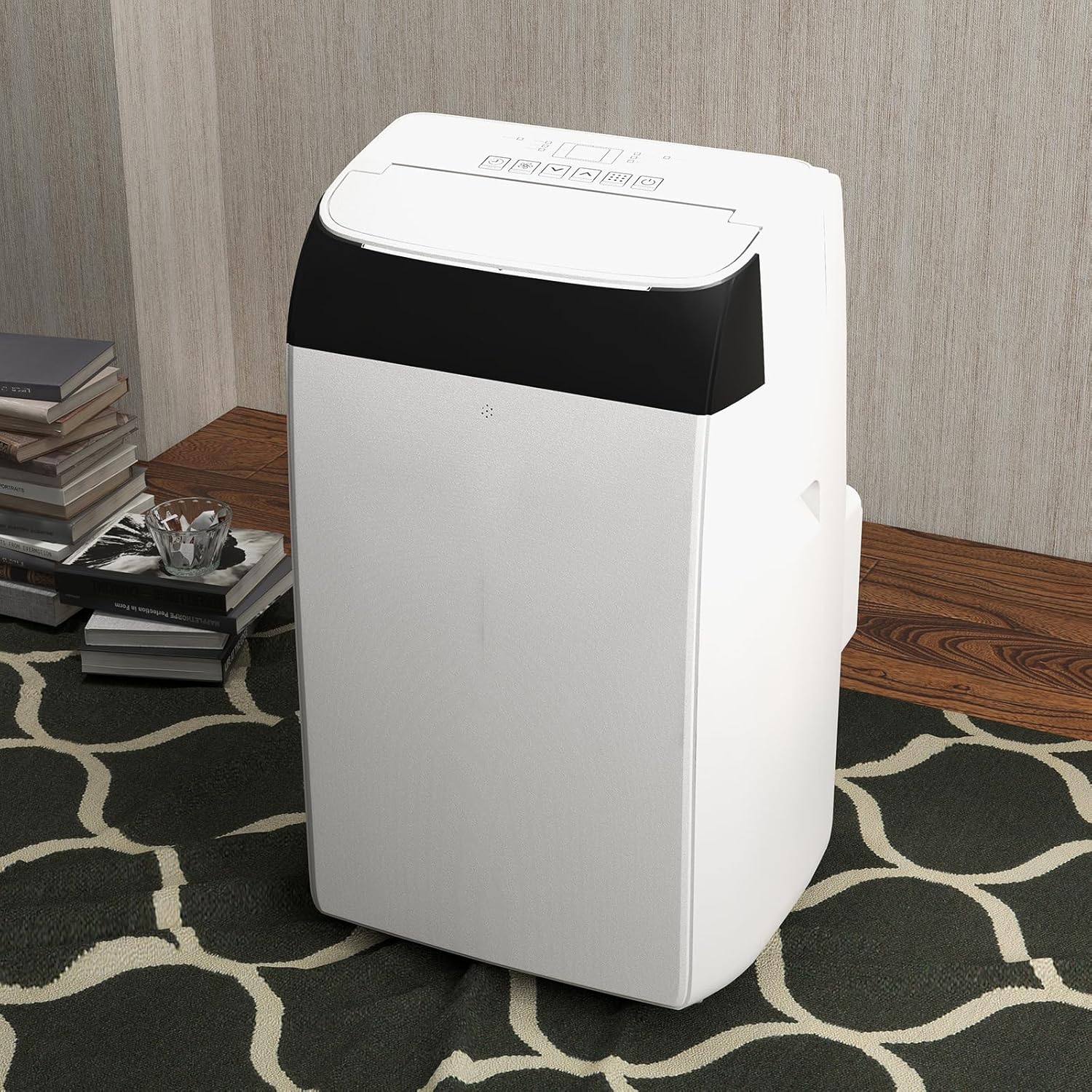 14000 BTU Air Conditioner - Energy-Efficient, Ultra-Quiet, Compact Design, Dehumidifier & Fan Modes, Remote Control, for Home Cooling Up to 750 Sq.Ft