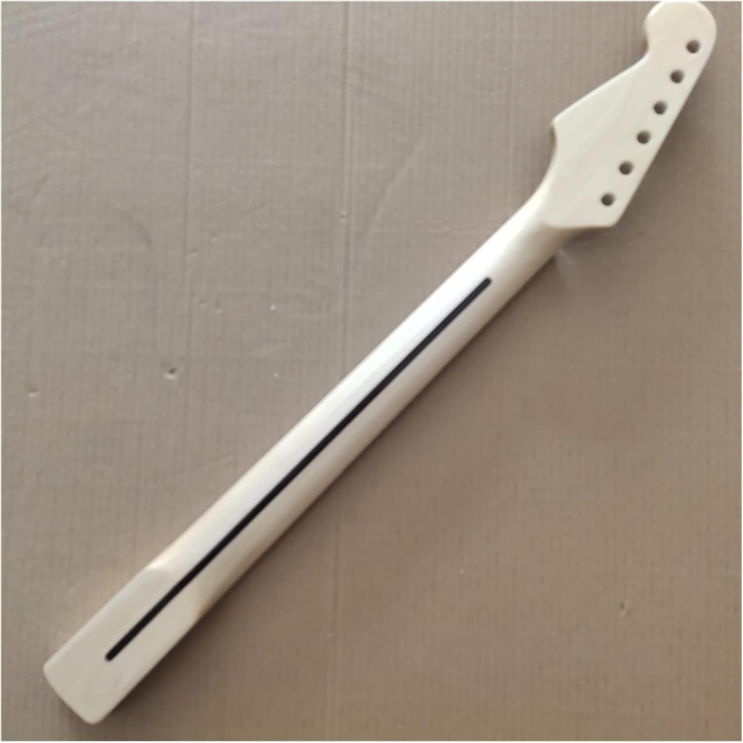 Maple Electric Guitar Neck 22 Frets Maple Fretboard Real Inlay Parts Unfinished Guitar Neck