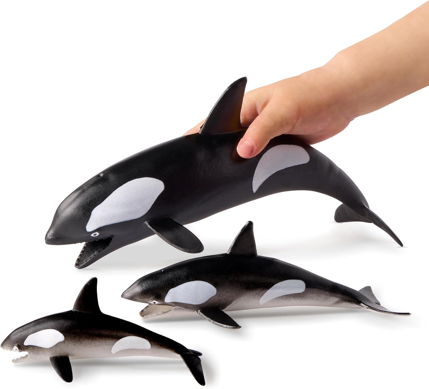 Terra by Battat – 60 Pieces Marine World Realistic Ocean Animal Toy Set – Plastic Sea Animal Figurines & Accessories – Includes Shark, Whale, Dolphin & More for Kids & Toddlers 3+ Years